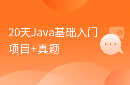 20天Java入門基礎視頻教程（含Java項目和Java真題）